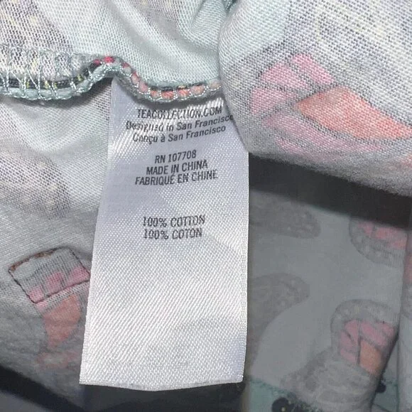 Tea Collection Butterfly Mighty Mini Dress Size 5 - Picture 4 of 6